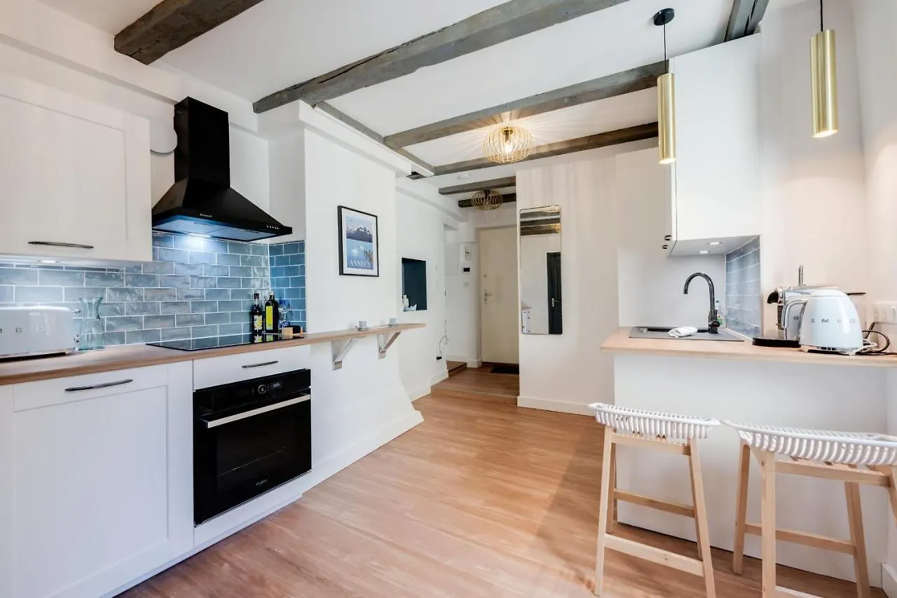 L'Escale Bleue - Apartment For 2 To 4 People In The Heart Of אנסי